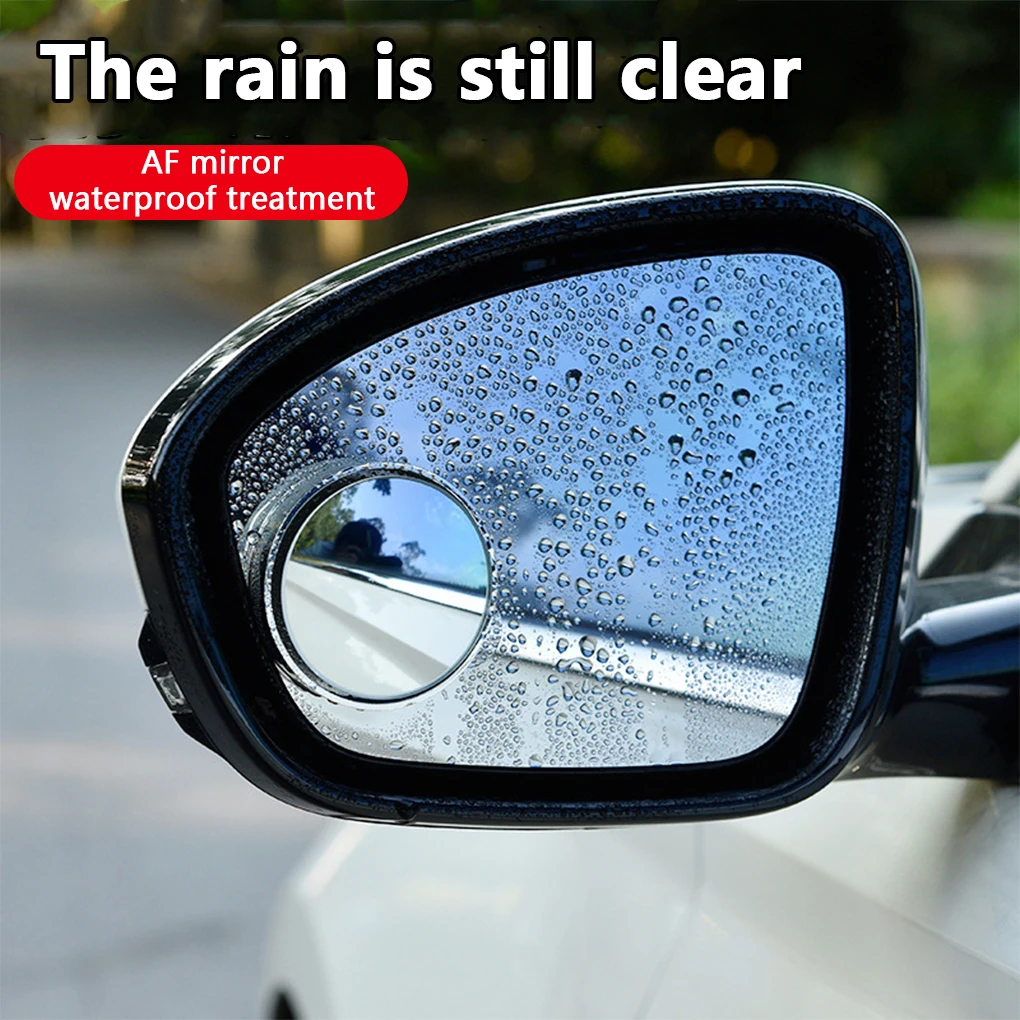 

2PCS Car Rearview Mirror Suction Cup Blind Spot Auto Glass Small Parking Wide Angle Waterproof Rain-proof Automobile