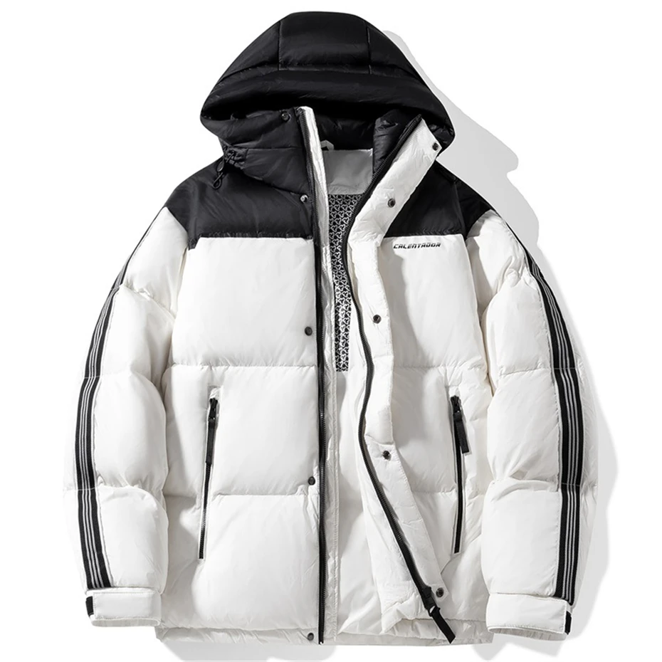 Зимний пуховик мужская куртка-пуховик пуховое пальто-карго мужское зимнее