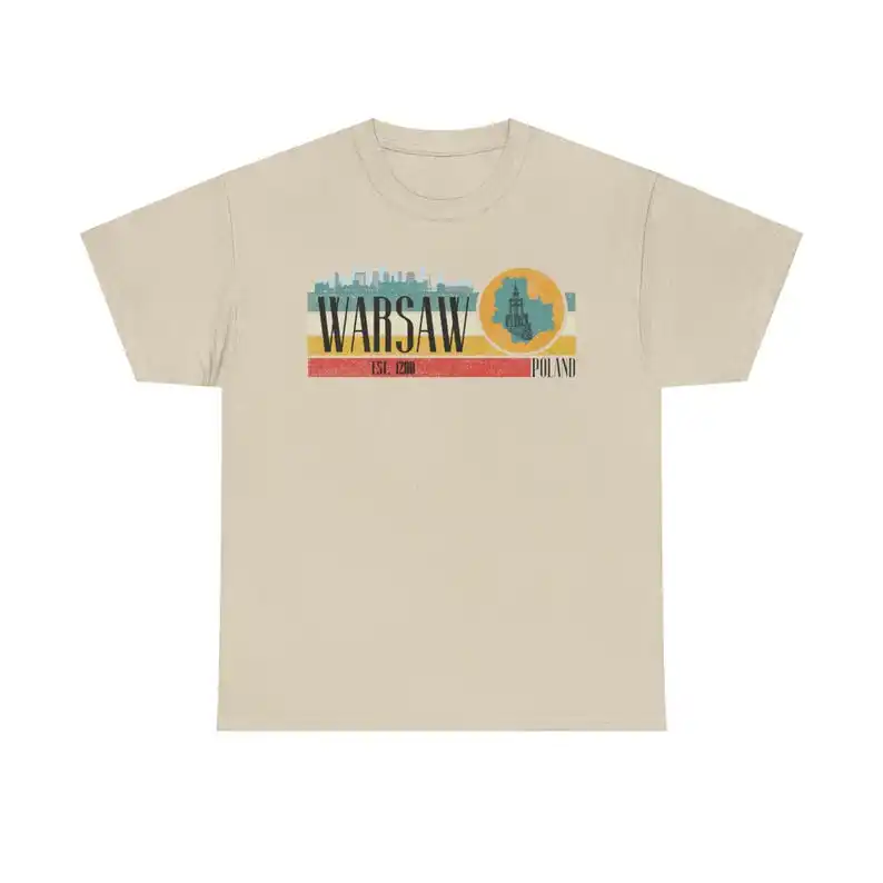 Столица Польши футболка топ для любителей Варшавы с важными