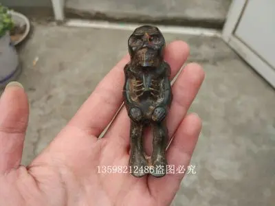 

Изысканная имитация железа метеорит череп рамка небольшой орнамент