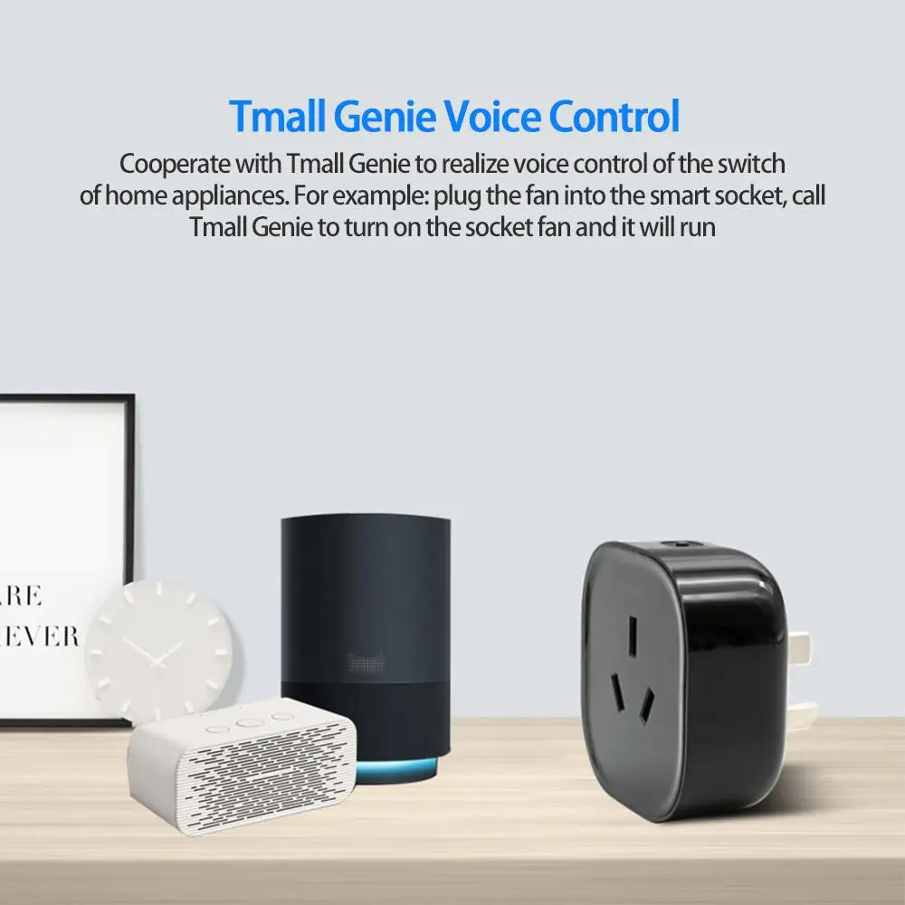 

Tuya Smart Socket Wireless Remote Control Outlet Switch Voice Control And Timing Controller Tuya Charge Statistics Socket