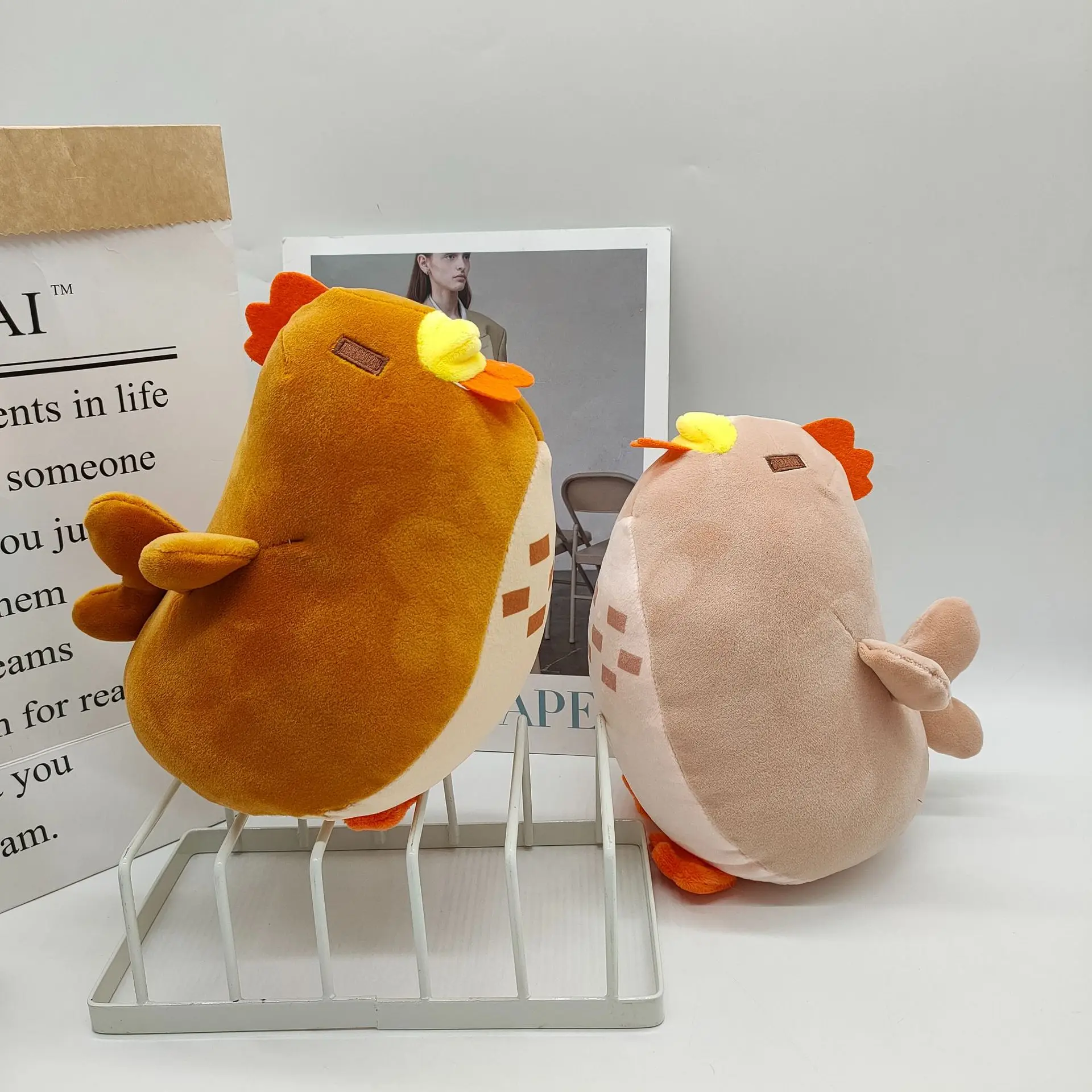 

NEW 20cm Stardew Valley Game Plushies Toy Kawaii Stardew Valley Chicken Plush Toy Cute Chicken Animal Plush Doll Gift for Kid