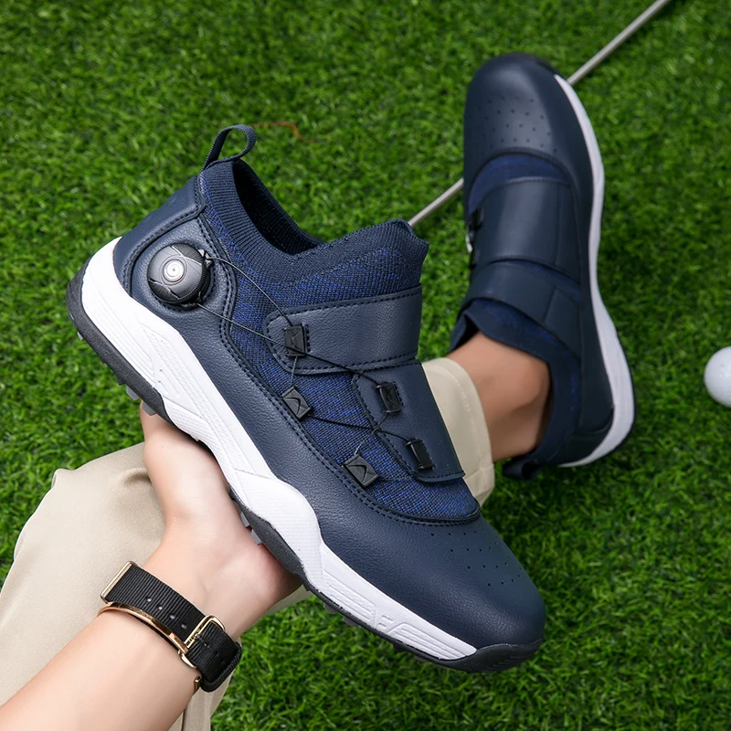 New Golf Shoes Men's Comfortable Golf Shoes Outdoor Fitness Golf Antiskid Shoes Size 36-46
