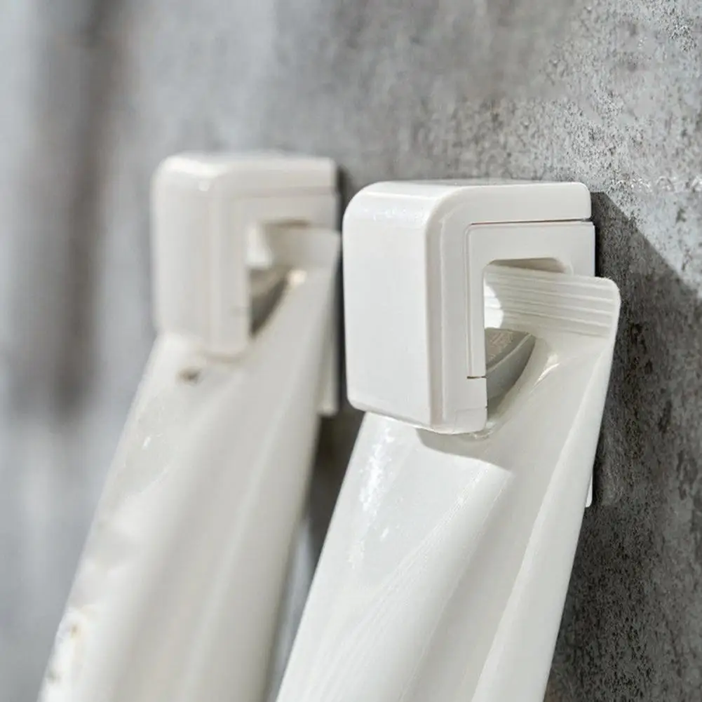 

Wall Hanging Clip Modern Sturdy Easy Installation Strong Load-bearing Toothpaste Clip Bathroom Use