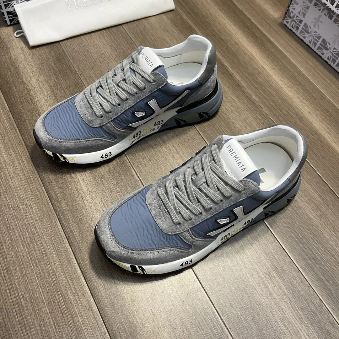 PREMIATA/Мужская классическая ретро-модная повседневная спортивная обувь на