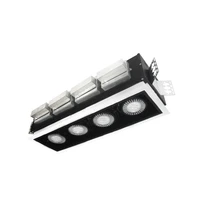 actual adjustment may vary depending on the lamp beam spread commercial led multiple downlight with trimless mounting