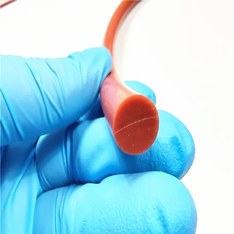 Диаметр 1-25 мм твердая круглая красная силиконовая уплотнительная лента