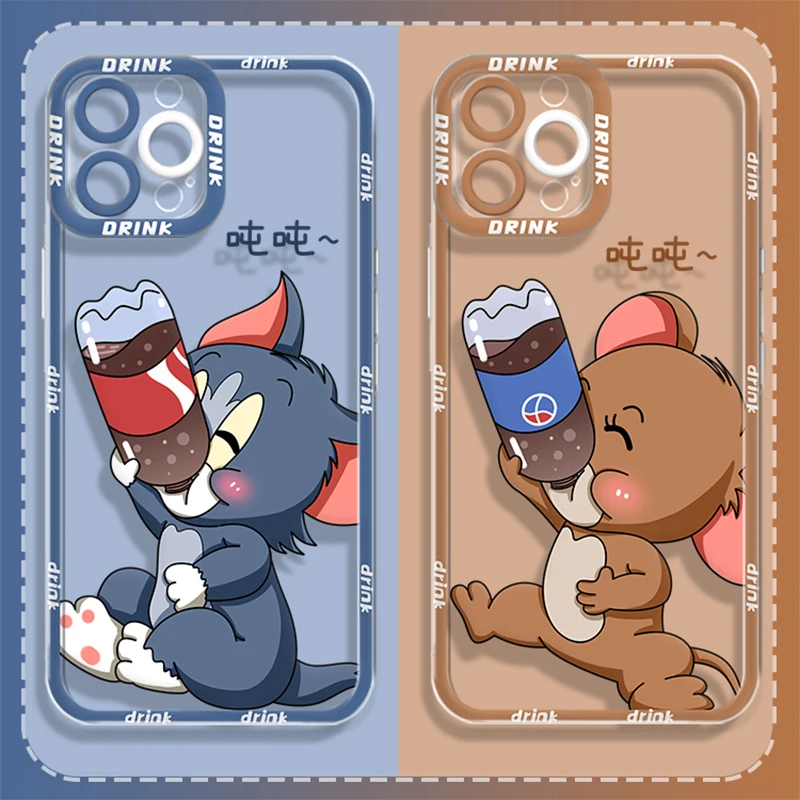 

Cartoon Cat Mouse Soft Silicone Case for Xiaomi Redmi Note 12 Pro 11 11S 10 10S 9S 9 Pro Max 8 7 5 10C 9A 9C 8A 7A Silm Cover