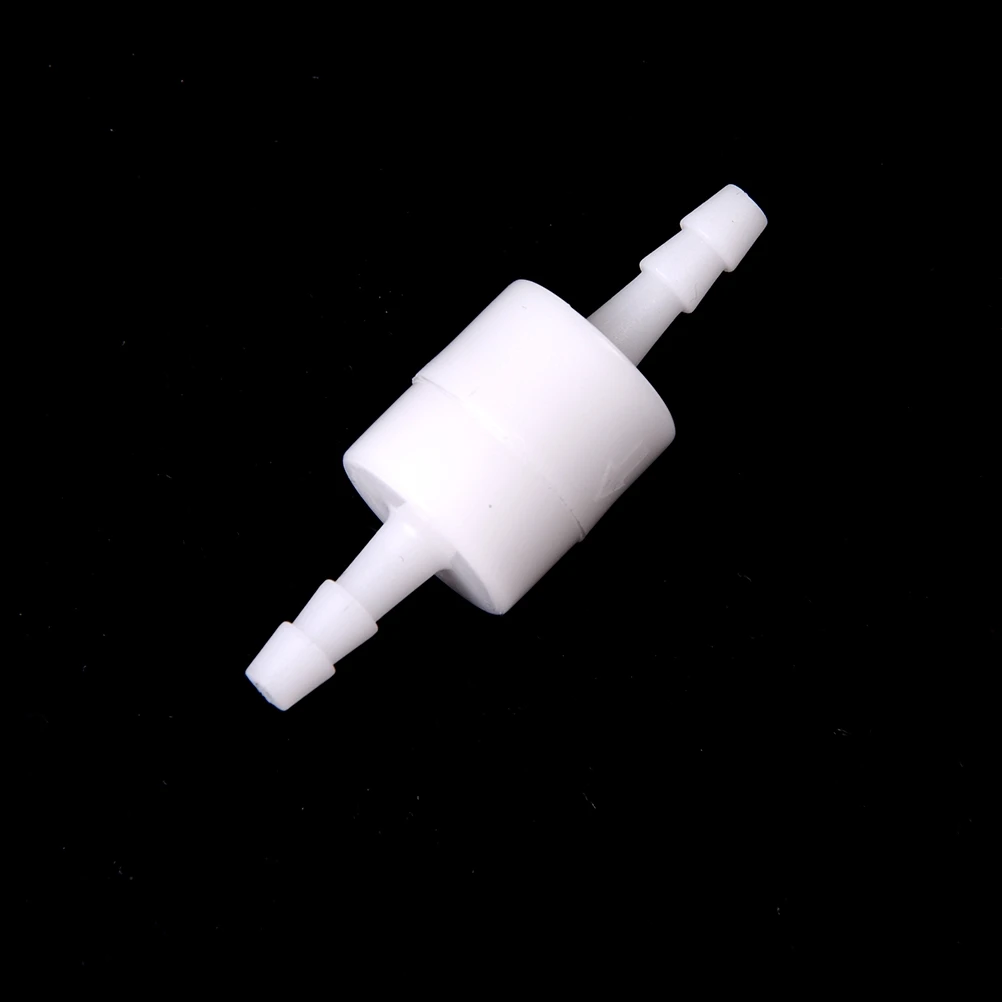 

1PCS 4mm Plastic One Way Inline Check Valve Fuel Gas Liquid Water White