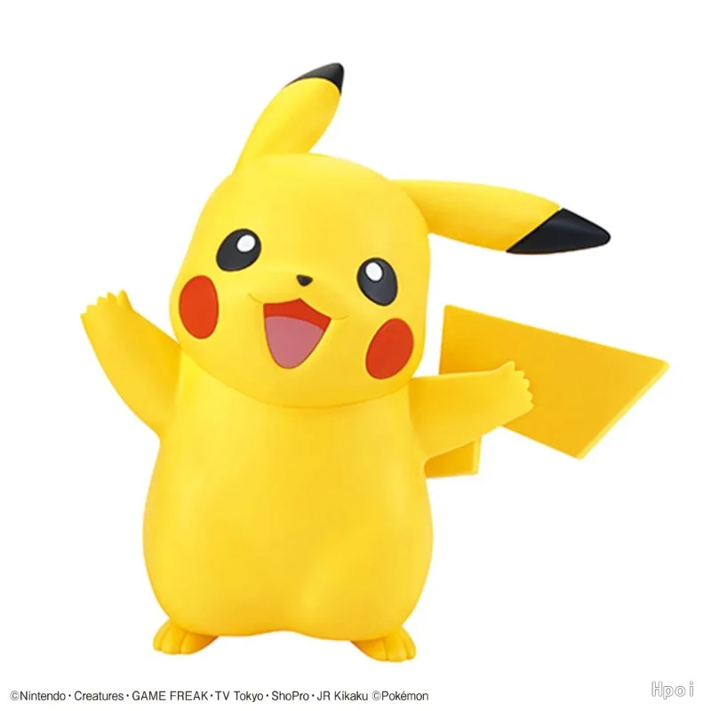 Фото Оригинальная коллекция Bandai Pokemon Plamo Quick Lite: Игрушки-конструкторы Eevee, Bulbasaur, Pikachu, Charmander, Squirtle для мальчиков и девочек, подарок №4