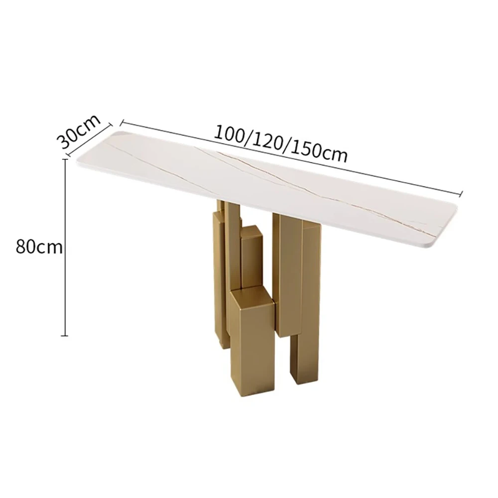 Современный минималистичный консольный столик роскошный дизайн с мраморным