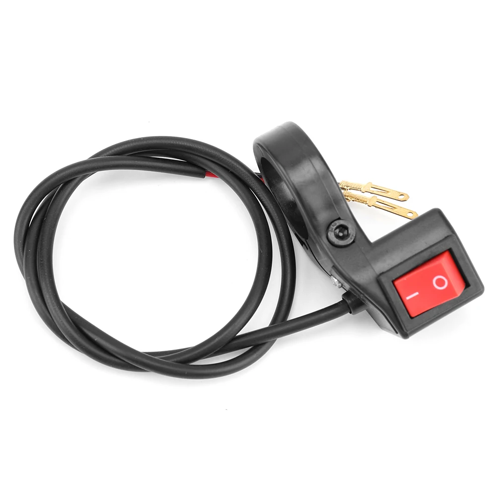 

Motorcycle On/Off Handlebar Headlight Switch Sport Dirt Push Button Light Switches for Electric Bike Motorbike Headlight