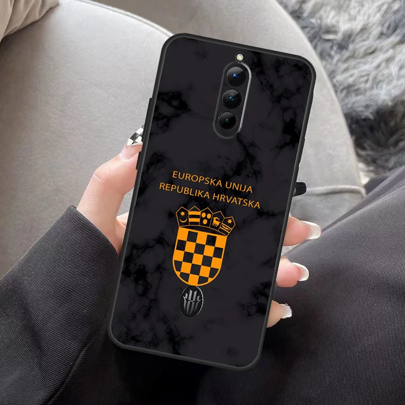 Хорватский флаг искусство Обложка для ZTE Nubia Red Magic 6 6S 7 7S 8 Pro Plus чехол 6R бампер