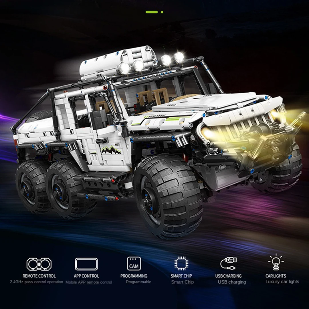 

Строительный блок Herdsman 6X6 внедорожник электрический пульт дистанционного управления Строительный блок автомобиль программируемый контро...