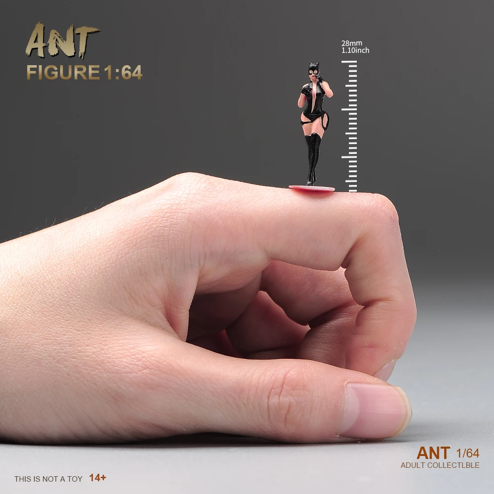 

1/64 миниатюрная женская Соломенная цветная экшн-фигурка ручной работы, подходит для украшения сцены, для коллекции веера