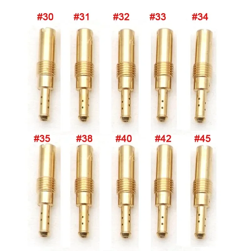 

10 шт. Pilot Jet Slow Jet 6 мм для мотоцикла GY6 Карбюратор PWK Keihin PE CVK FCR PWM PJ CBR CR N424-21 OKO CVK Форсунка инжектора