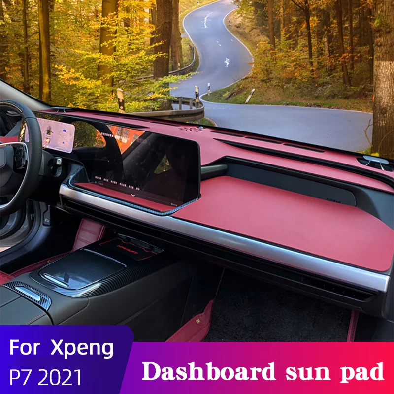 

Car Dashboard Cover Dash Mat For Xpeng P7 2021 Auto Non-slip Sun Shade Pad Carpet UV Protection Interior Accessories