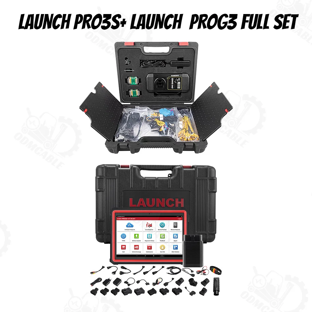 Для LAUNCH X431 pro3s + Launch X-prog3 Plus полная система автомобильной диагностики obd2 scannner для