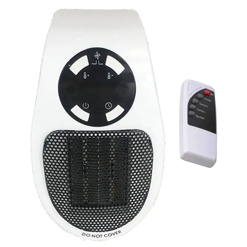 500w Plug In Smart Heater With Adjustable Thermostat Ptc Cer