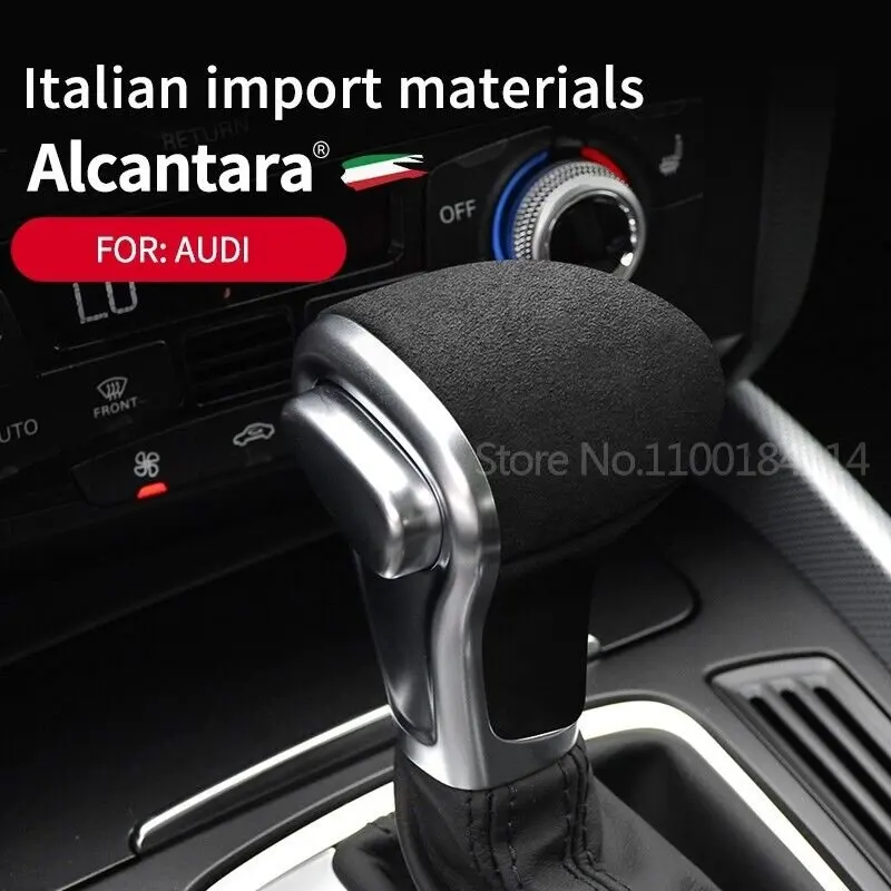 

Alcantara Suede Gear Shift Knob Cover Interior Head Trim For Audi S6 S7 2013
