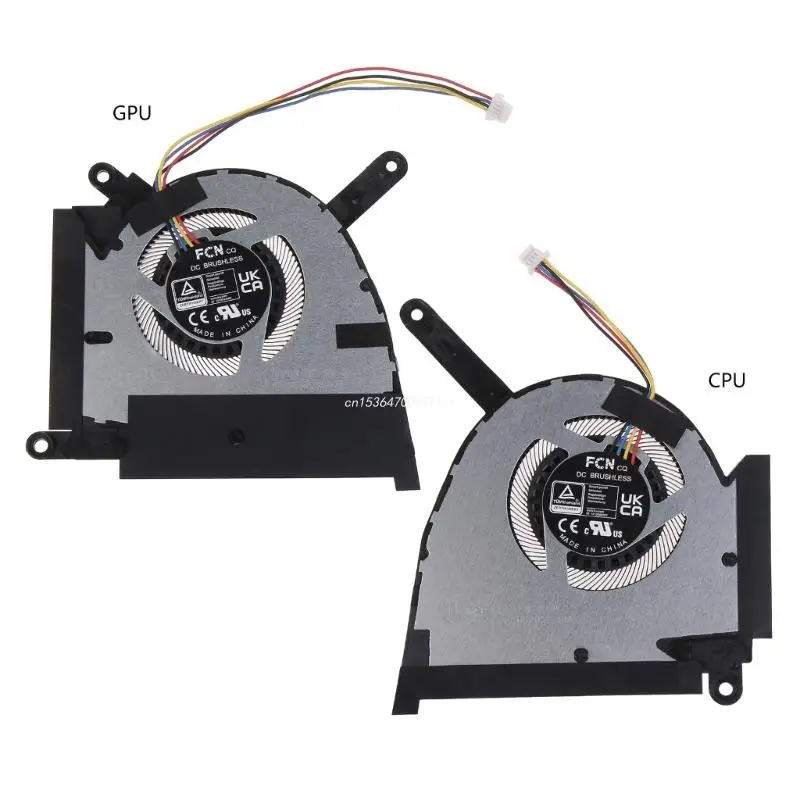 Portable Laptop CPU GPU Notebook Cooling Fan Replacement used for ASUS-FX517 Dropship Portable Laptop CPU GPU Notebook Cooling Fan Replacement used for ASUS-FX517 Dropship