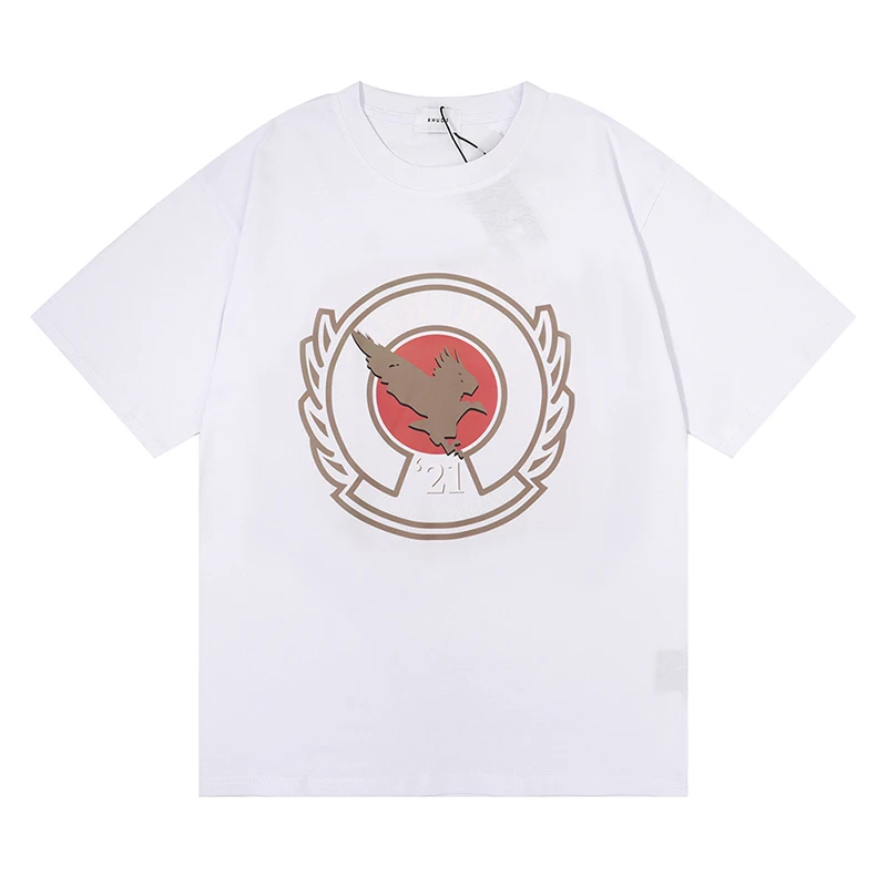 Мужская футболка в стиле хип-хоп с надписью на ревеня |