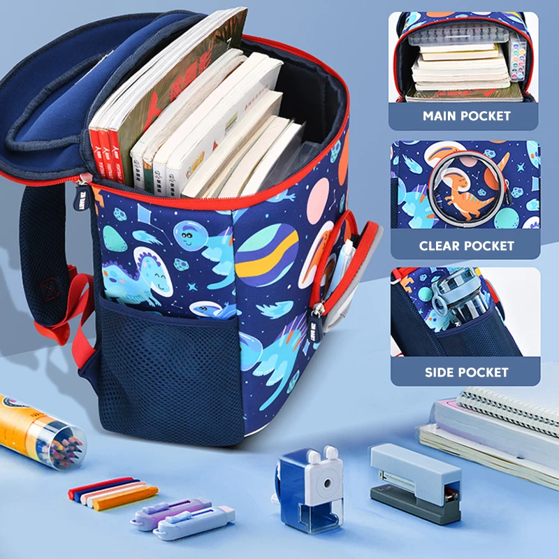 drop shipping 3D Cartoon Dinosaur Kid Backpack for Kindergarten Boys Girls School Bag Cute Lightweight Children Mochila Infantil