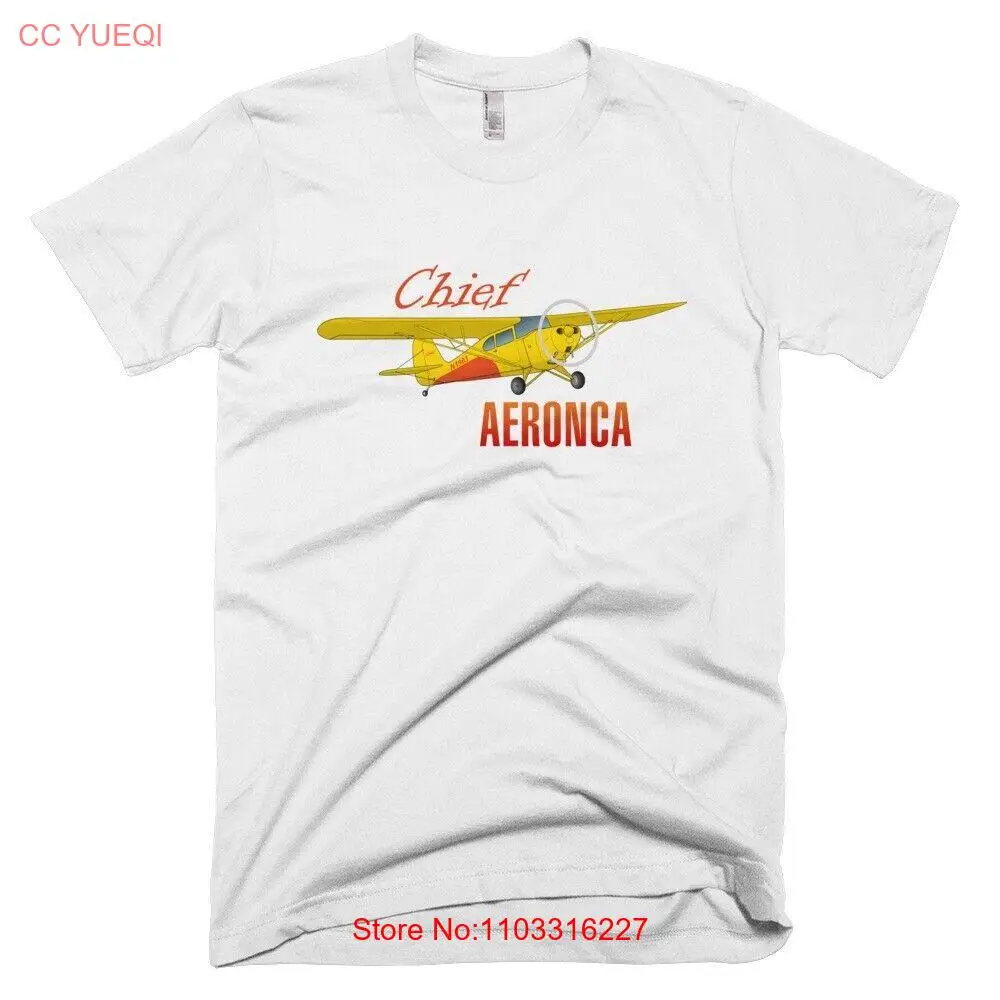 Футболка Aeronca Chief (желтая) с самолетом — персонализированная N #
