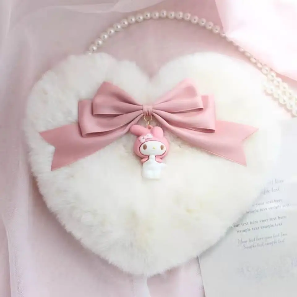backpacks for women small kawaii mini cute backpack purse Kulomi, Jade Gui Dog, Melody, Hello Kitty Plush soft sister love bag