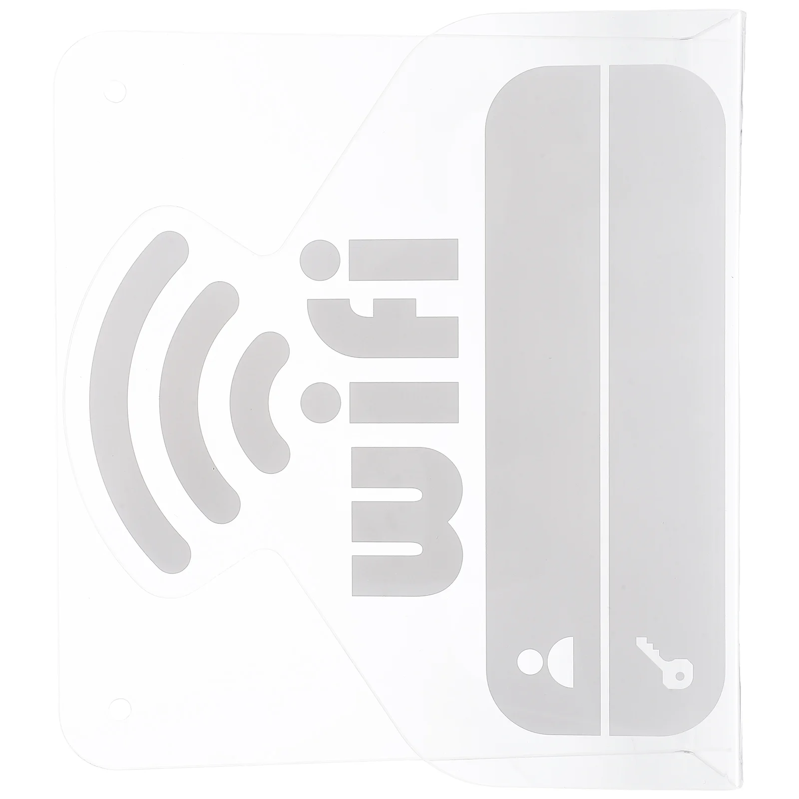 

Acrylic Desk Password Sign Guest Room Decor Table Venue Setting Props Wifi Stand Office