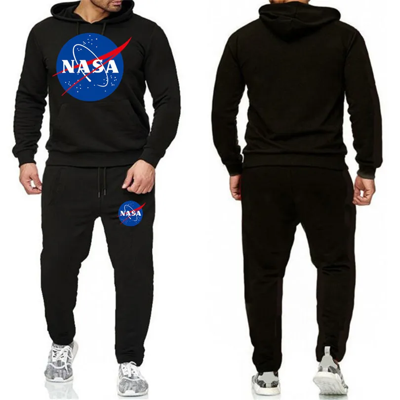 

Men's Tracksuit Sportswear Sweatshirts and Sweatpants Spring Autumn 2 Piece Set Casual Printing Sports Suit Male Outwear