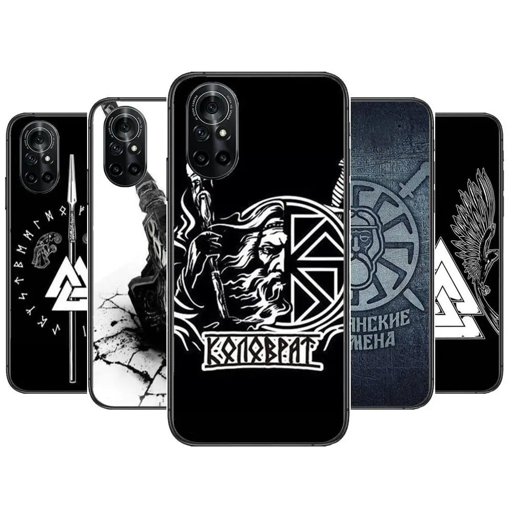 

Viking Vegvisir Odin Nordic Clear Phone Case For Huawei Honor 20 10 9 8A 7 5T X Pro Lite 5G Black Etui Coque Hoesjes Comic Fas