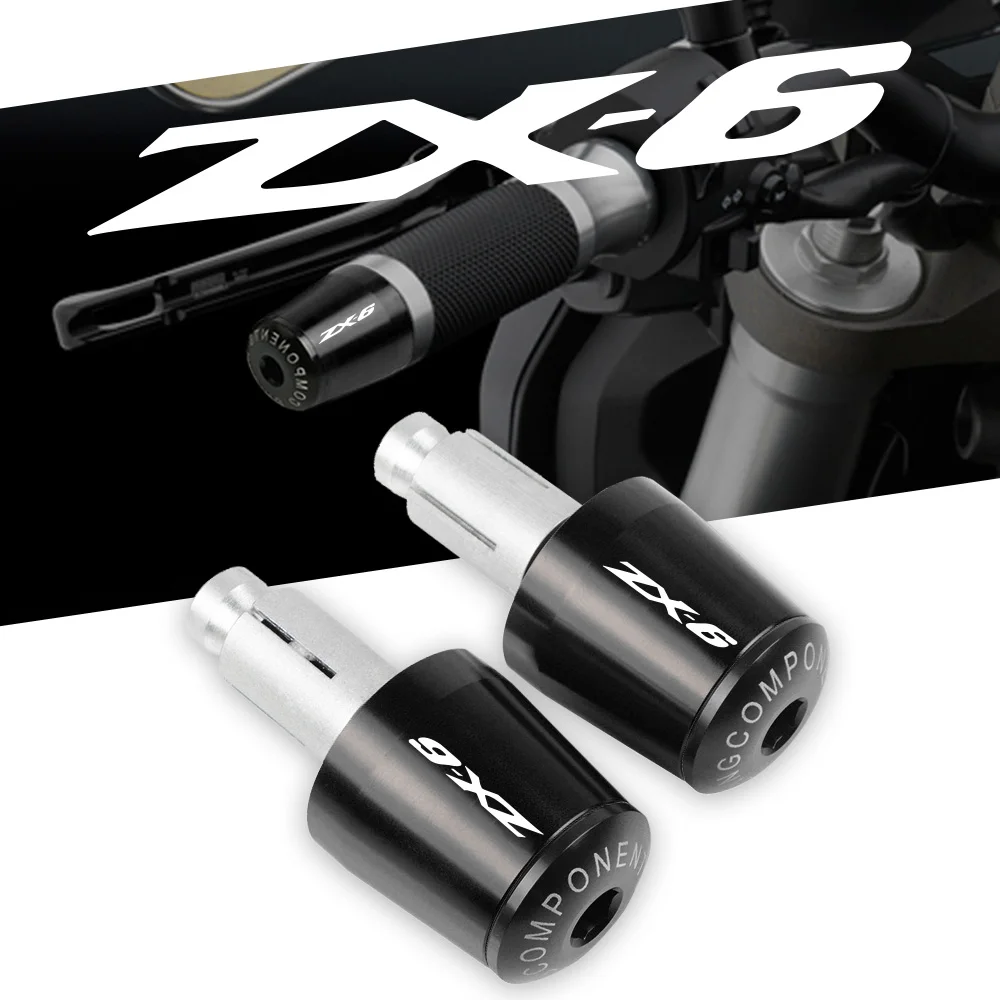 

For Kawasaki ZX 6 1990-1999 Motorcycle Parts Motorcycle CNC Aluminum 7/8'' 22mm Handlebar Handlebar Gear Balanced Plug Slider