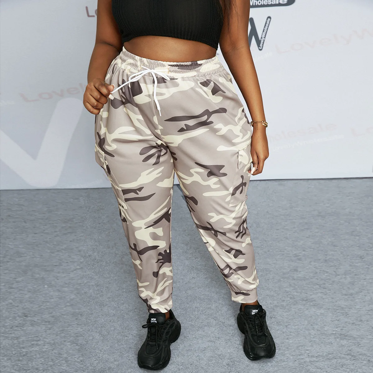 

Новые модные женские камуфляжные облегающие эластичные джеггинсы, брюки, уличная одежда