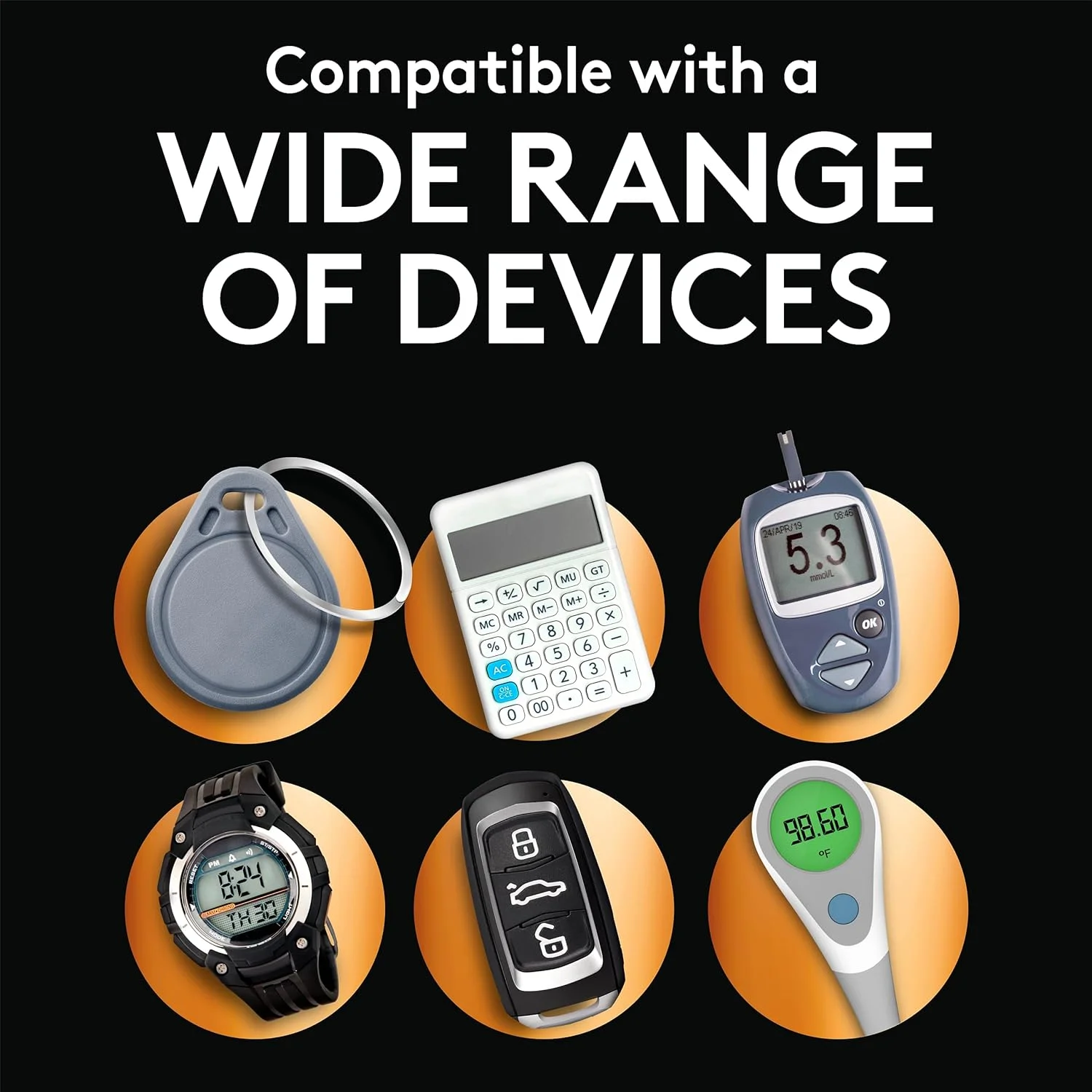 Кнопочный элемент CR2450 100 шт