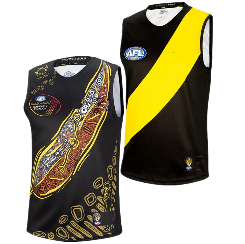 

2021 RICHMOND TIGERS AFL GUERNSEY – MENS RUGBY JERSEY Size: S-3XL