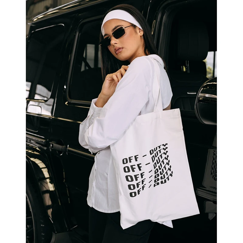 Women Bag Cheap tote bag Large Capacity Shoulder Shopper Canvas Letter Fashion Harajuku Goth Y2K Female Ulzzang Handbags |