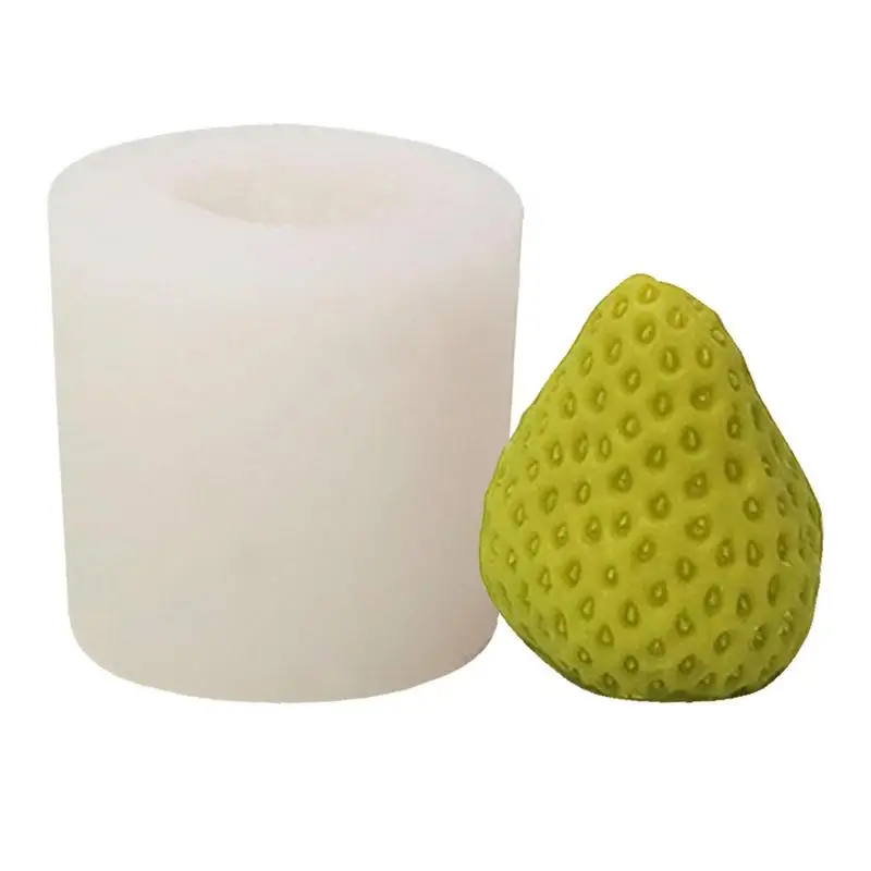 

Strawberry Shape Candle Molds 3D Epoxy Resin Casting Molds Silicone Candle Making DIY Plaster Craft Making Home Decoration