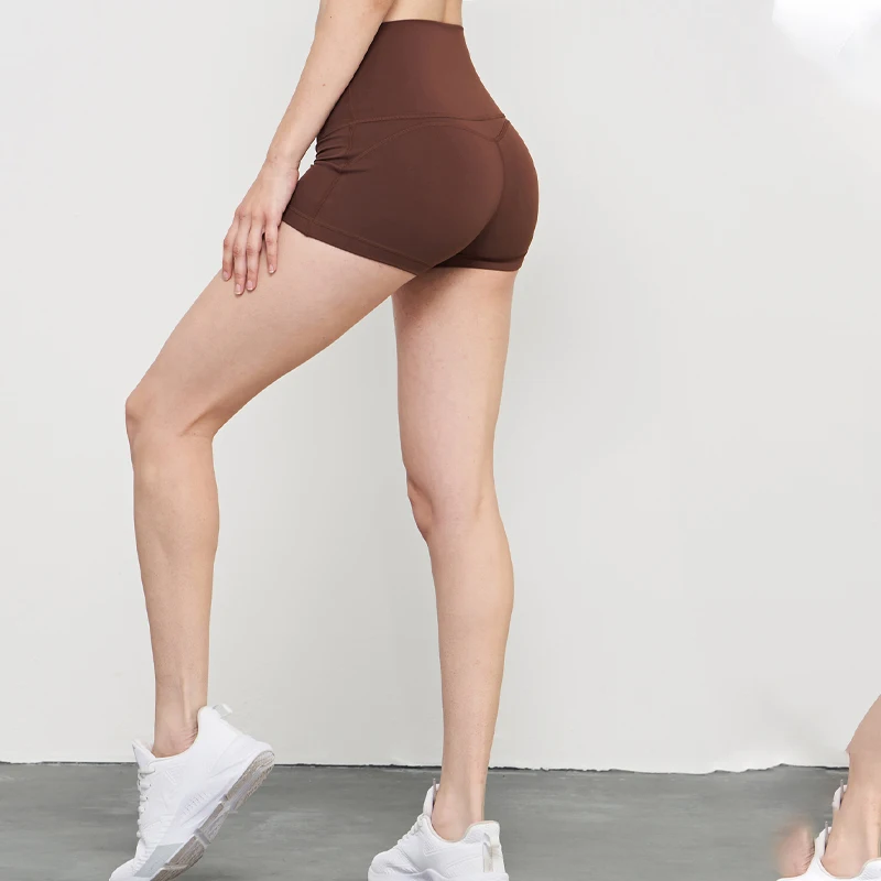 

Wylosz Shorts Gym Women Clothing Yoga Fitness Sportswear Workout Running Quick-Drying Tight Ultra High Elastic Buttock Hip Line