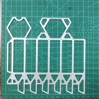 Candy Gift Bag Frame Cut Die Metal Cutting Dies DIY Scrapbooking Carbon Sharp Craft Photo Invitation Cards Decoration