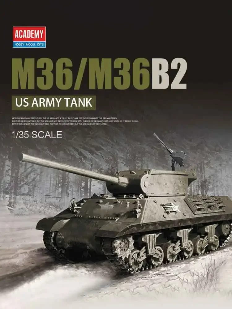 Набор моделей танков 13501 American M36/M36B2 Tank Destroyer 1/35