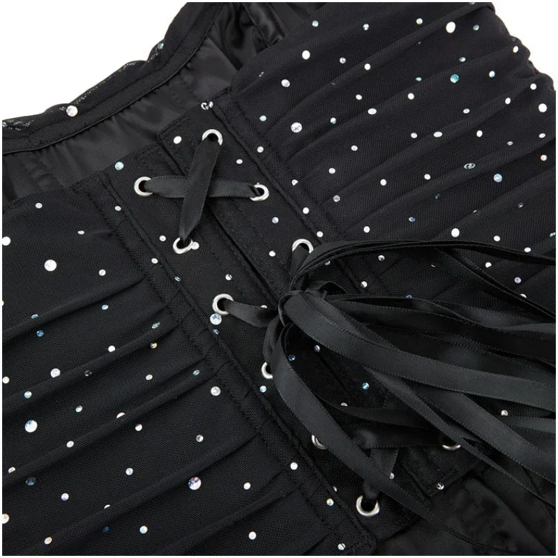 Женский корсет с открытыми плечами без рукавов