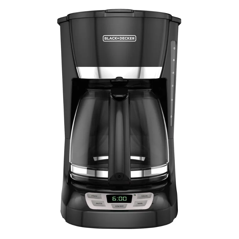 

Программируемая Кофеварка BLACK + DECKER, 12 чашек * QuickTouch, черная, CM1060B