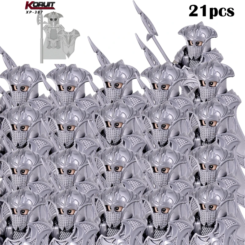 

Строительные блоки для детей, средневековый фильм, эльфов, карликовый воин, железные ножки, Дог, лидер гномов, фигурки лотр, игрушки для дете...