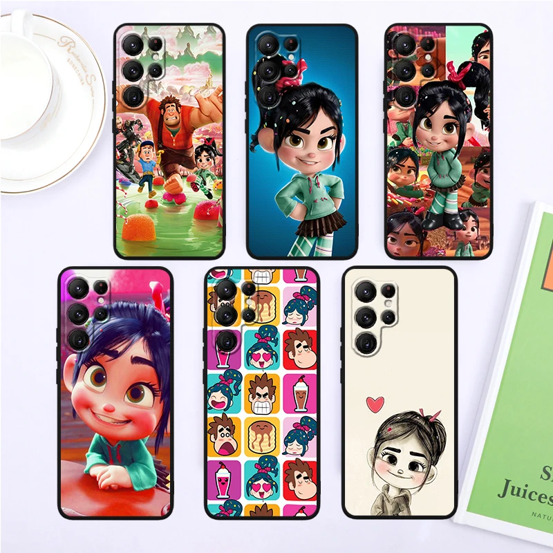 Чехол для телефона с рисунком аниме-фильма Wreck-It Ralph Lauren Samsung Galaxy S24 S23 S22 S21 S20 FE S10 S10E