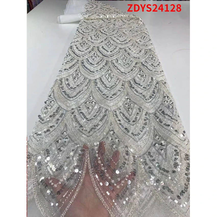 Новое поступление африканские бусины блестки кружевной текстиль низкая цена