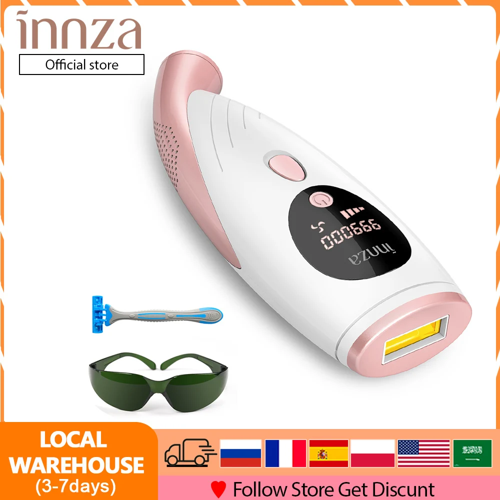 INNZA D26 Pulsed Light Epilator (ILP - Multi-zone - White/Pink)