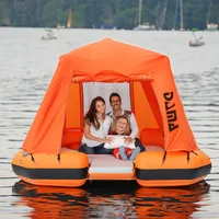 Надувная водная плавающая палатка