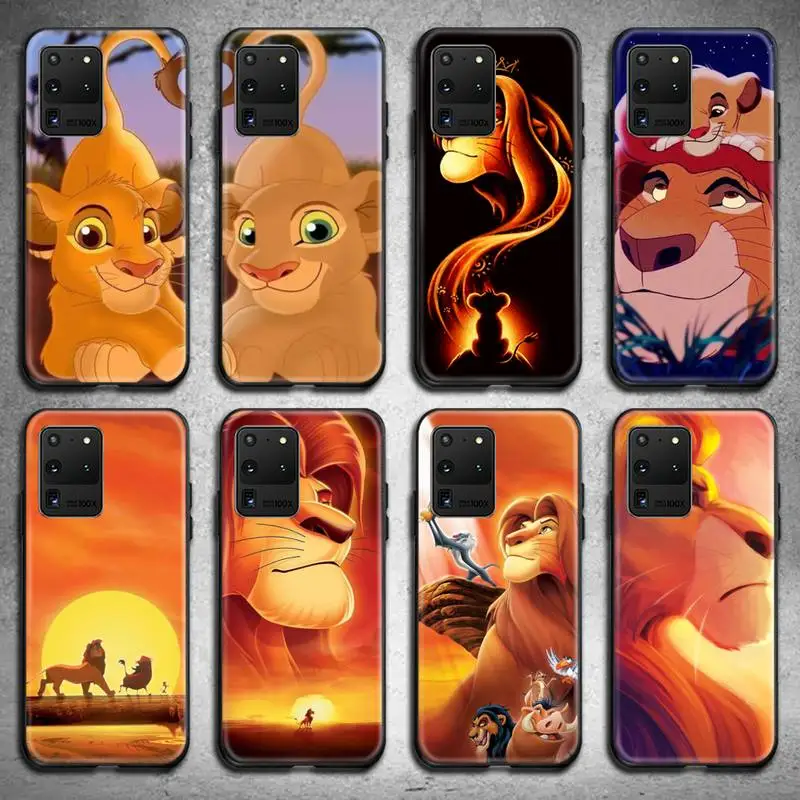 

Hakuna Matata Lion King Simba Phone Case For Samsung Galaxy S21 Plus Ultra S20 FE M11 S8 S9 plus S10 5G lite 2020