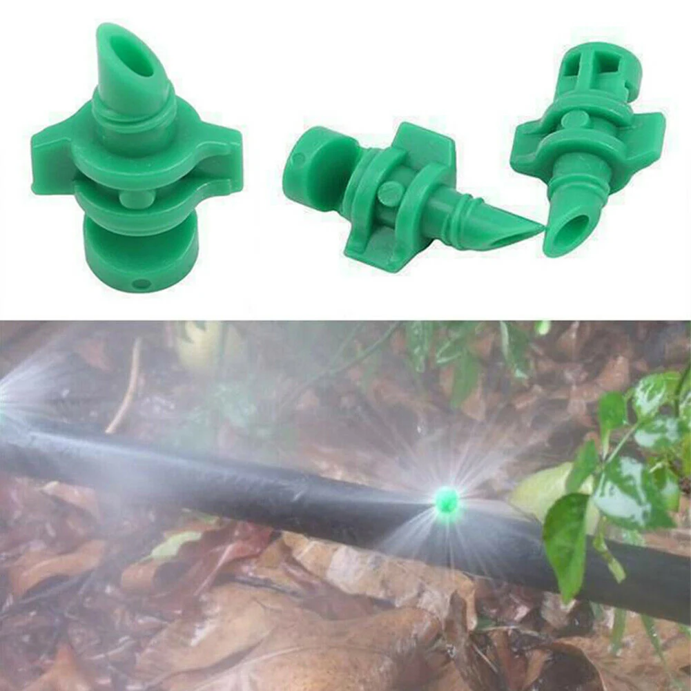 

50PC Sprinklers Micro Spray Jets Garden Lawn Water Sprinklers 90° 180° 360°Watering Spray Misting Nozzle Sprinkler Irrigation